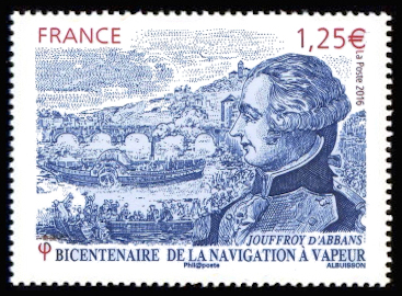 timbre N° 5044, Bicentenaire de la navigation à vapeur