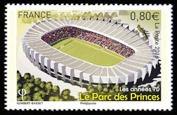 timbre N° 5060, Les années 70 (le parc des Princes)