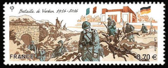 timbre N° 5063, 100 ans de la Bataille de Verdun 1916-2016