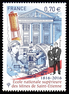 timbre N° 5066, Ecole nationale supérieure des Mines de Saint-Etienne