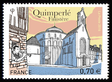 timbre N° 5071, Quimperlé (Finistère)