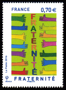 timbre N° 5023, Liberté, Egalité, Fraternité