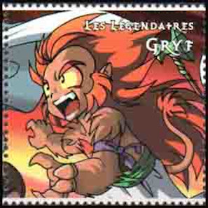 timbre Vignette, Les Légendaires (Gryf)