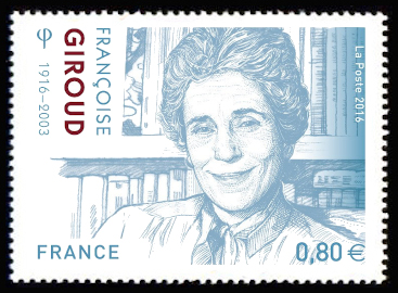 timbre N° 5079, Françoise Giroud (1916-2013), une femme de tête