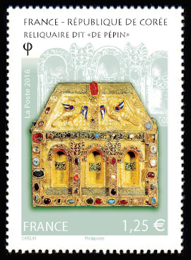 timbre N° 5065, 150 anniversaire des relations diplomatiques France Corée