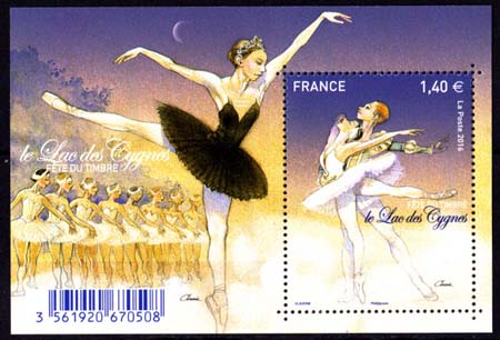 timbre N° F5084, Fête du timbre ( le Lac des Cygnes )