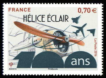 timbre N° 5085, Hélice Eclair (1916)