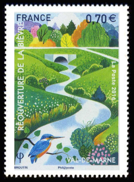 timbre N° 5105, Réouverture de la Bièvre