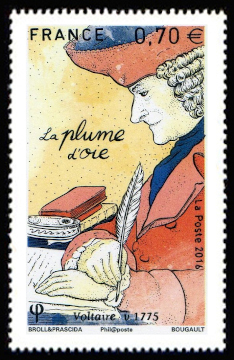 timbre N° 5103, L'histoire des plumes d'écriture