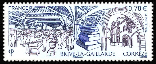 timbre N° 5104, Brive-la-Gaillarde ( Corrèze )