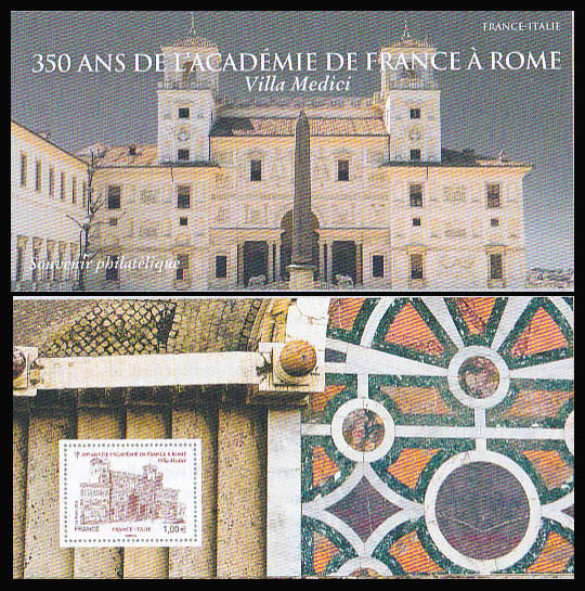 timbre N° 131, 350 ans de l'Académie de France à Rome à la Villa Médici