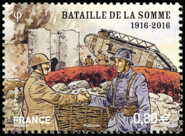 timbre N° 5075, Bataille de la Somme (1916)