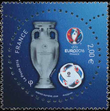timbre N° 5050A, Euro 2016