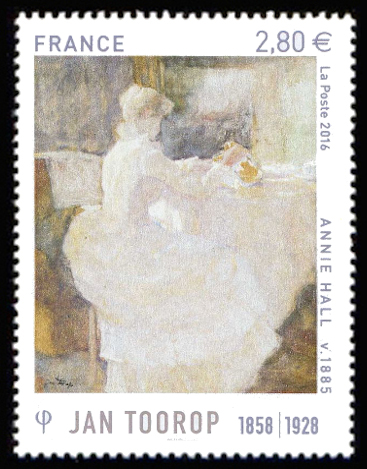 timbre N° 5033, Jan Toorop (1858-1928)