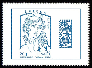 timbre N° 5019, Marianne de Ciappa et Kawena