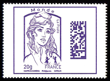 timbre N° 5020, Marianne de Ciappa et Kawena