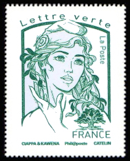 timbre N° 5015, Marianne de Ciappa et Kawena