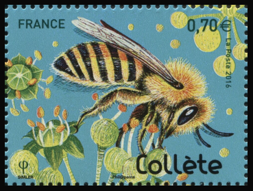 timbre N° 5051, Les abeilles solitaires
