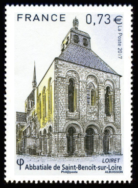 timbre N° 5146, Abbatiale de Saint-Benoît-sur-Loire