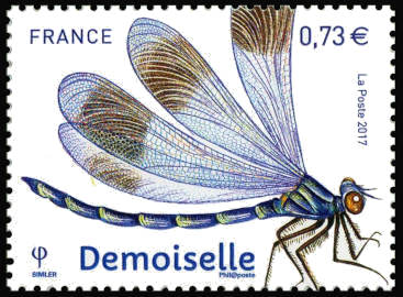timbre N° 5148, Les insectes - La Demoiselle