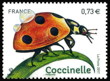timbre N° 5147, Les insectes