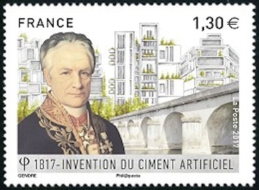  Invention du ciment artificiel (1817) par Louis Vicat 