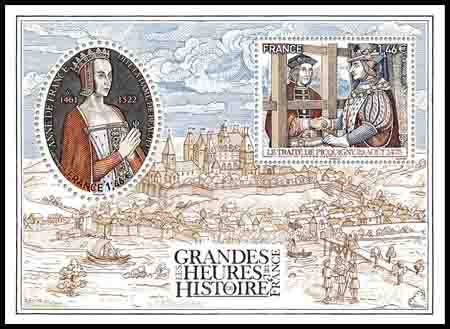 timbre N° F5161, Les grandes heures de l'histoire de France