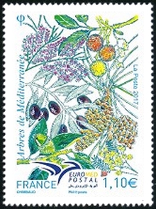  EUROMED POSTAL <br>Arbres de Méditerranée