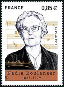 timbre N° 5169, Nadia Boulanger 1887-1979