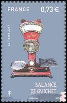 timbre N° 5193, Pèse-lettres et balances postales 