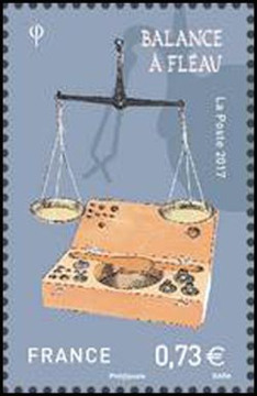 timbre N° 5194, Pèse-lettres et balances postales 