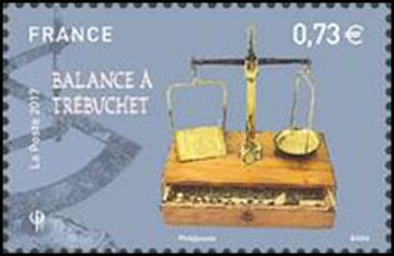 timbre N° 5195, Pèse-lettres et balances postales 