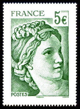 timbre N° 5182, Sabine de Gandon