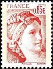 timbre N° 5184, Sabine de Gandon
