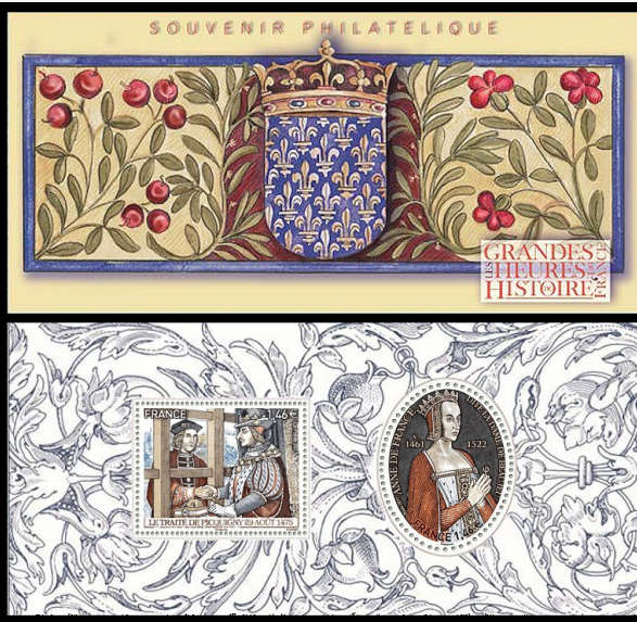 timbre N° 136, Les grandes heures de l'histoire de France