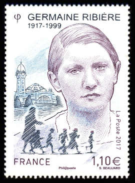 timbre N° 5129, Germaine Ribière 1917-1999