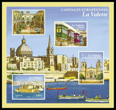 timbre N° F5125, Capitales Européennes - La Valette