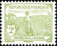 timbre N° 5228, Orphelins de la guerre - Femme labourant  (reproduction des timbres de 1917-18)
