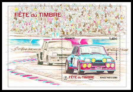  Fête du timbre <br>Le sport automobile