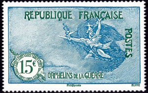  La Marseillaise à Paris  (reproduction des timbres de 1917-18) 