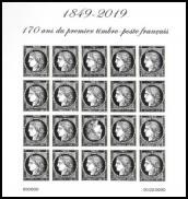 timbre N° F5305A, Salon philatélique de Printemps - 1849 -2019- 170 ans du premier timbre-poste français