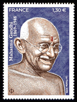 150ème anniversaire de Mahatma Gandhi (1869-1948) 