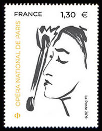  Opéra national de Paris 350 ans <br>Visage de danseuse