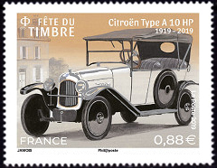  Fête du timbre 2019 <br>Citroen Type A 10 HP