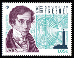  Augustin Fresnel (1788-1827) -  Mathématicien <br>Inventeur de la lentille à échelons