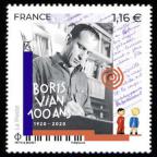 timbre N° 5406, Boris Vian 100 ANS 1920 - 2020