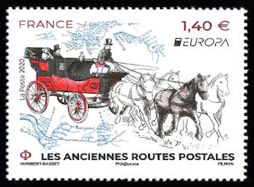  EUROPA <br>Les anciennes routes postales
