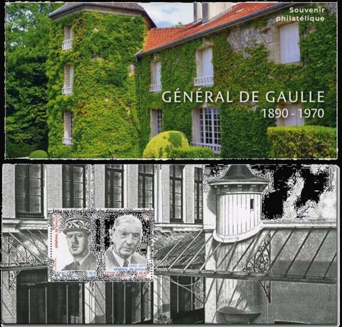 timbre N° 171, Général de Gaulle 1890 - 1970