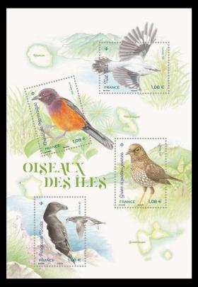 timbre N° F5460, Oiseaux des îles