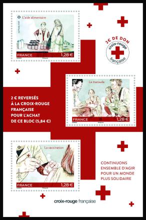 timbre N° F5528, Croix Rouge française
